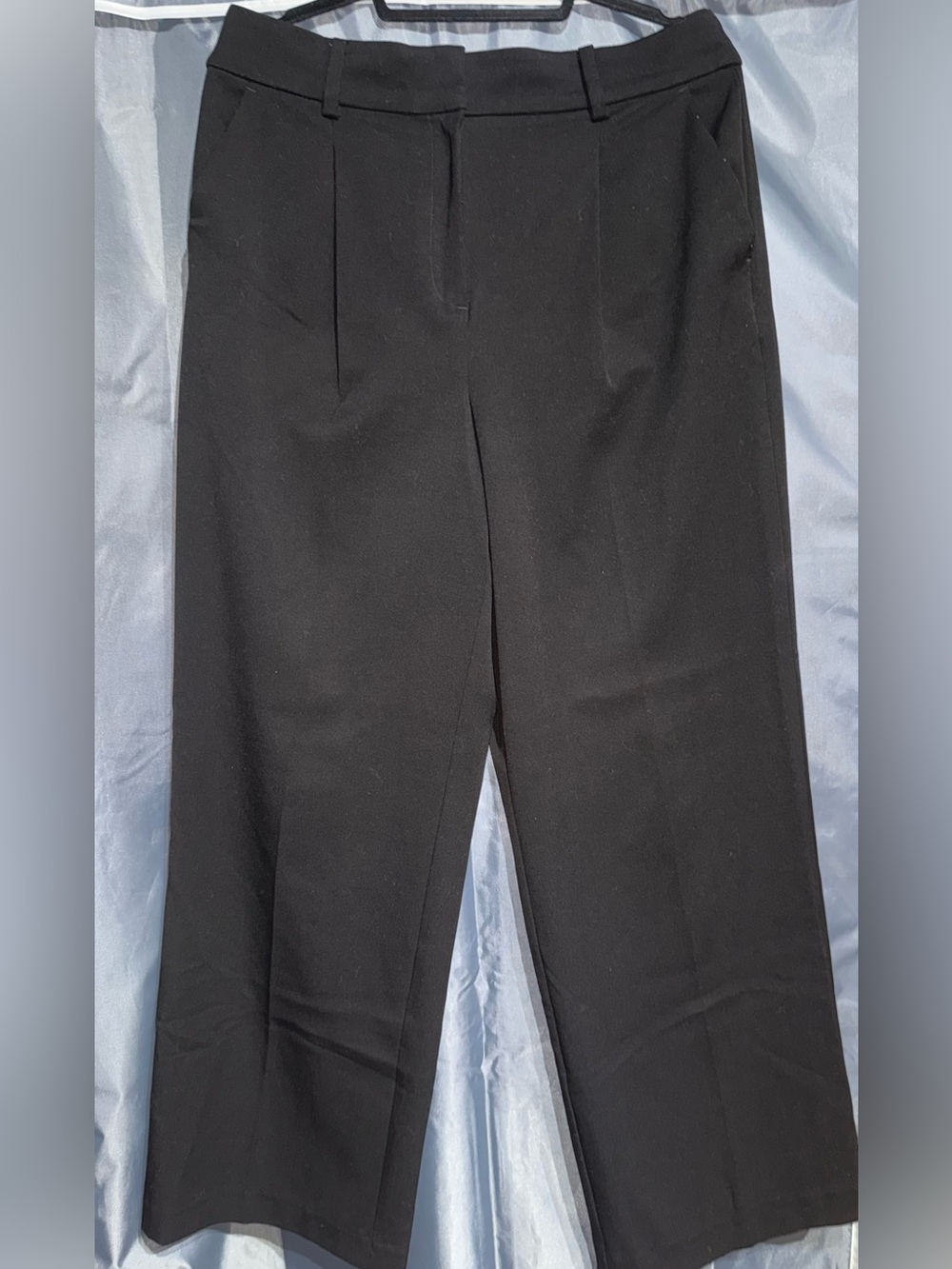 LOFT Black Wide-Leg Dress Pants